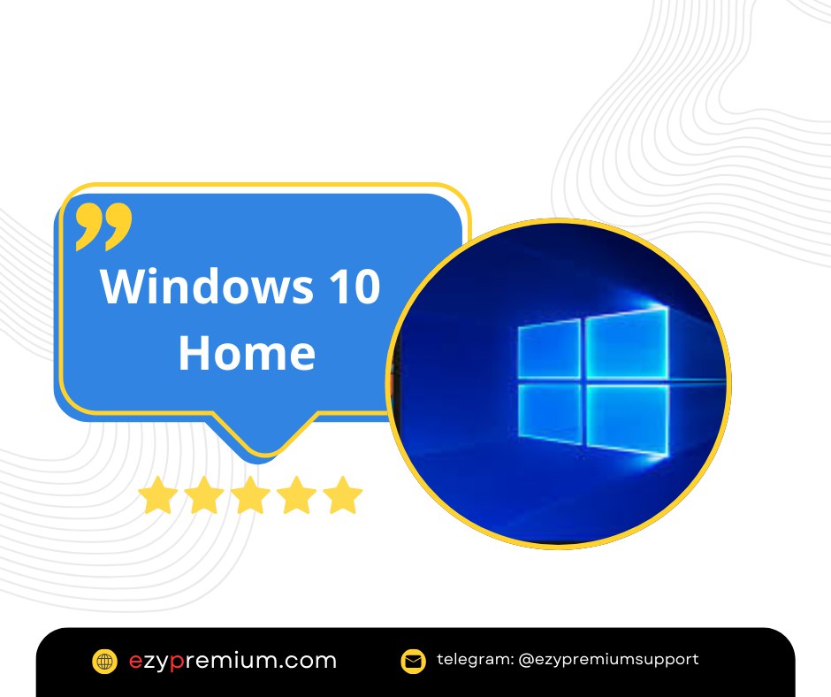 Windows 10 Home OEM Key (1 PC) - Online Activation Windows 10 Home OEM Key provides a reliable and user-friendly operating system for personal and home use. This digital license activates Windows 10 Home on one PC, offering essential features for everyday tasks, entertainment, and seamless connectivity. Key Features: • Intuitive Interface: Classic Start menu with modern enhancements for easy navigation and usability. • Cortana Integration: Your personal digital assistant helps with tasks, reminders, and quick searches. • Enhanced Productivity: Includes built-in apps like Microsoft Edge, Mail, Photos, and more for efficient multitasking. • Advanced Security: Features Windows Defender, parental controls, and regular updates to protect your device. • Compatibility: Designed to work efficiently on a wide range of hardware configurations. • Online Activation: Simple activation process ensures quick and secure access to your operating system. Windows 10 Home OEM is perfect for personal users who value ease of use, security, and performance. Upgrade to Windows 10 Home today for a smooth and reliable computing experience!